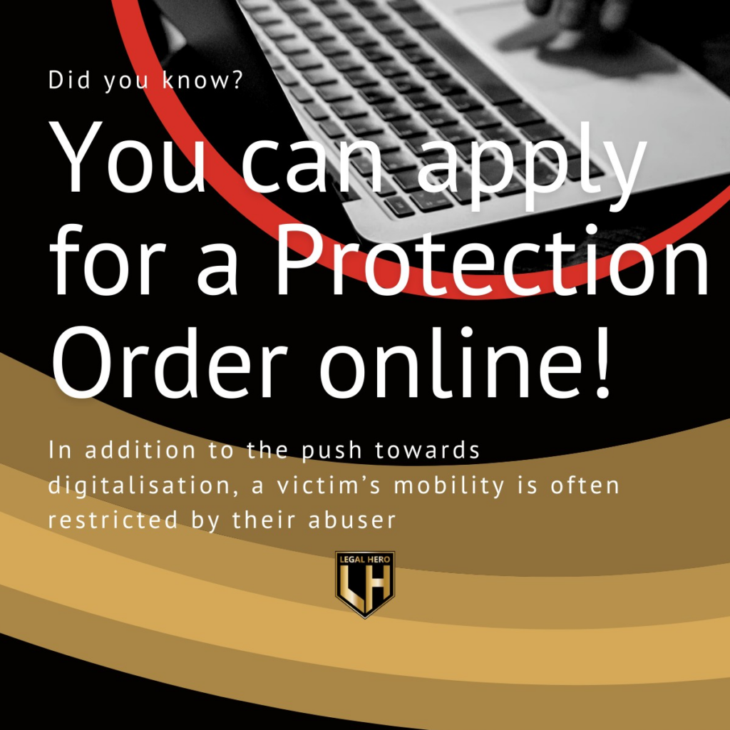 Online Protection Order Application