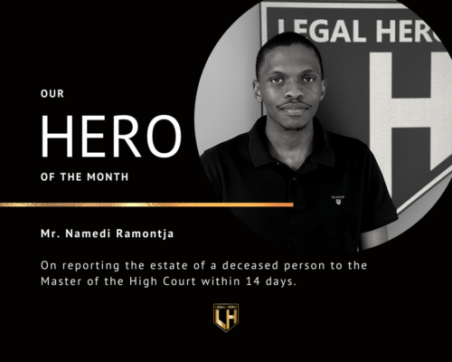 Our Hero of the Month
