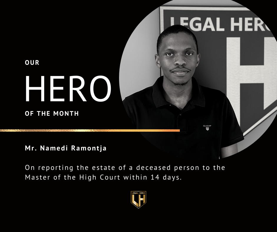 Our Hero of the Month