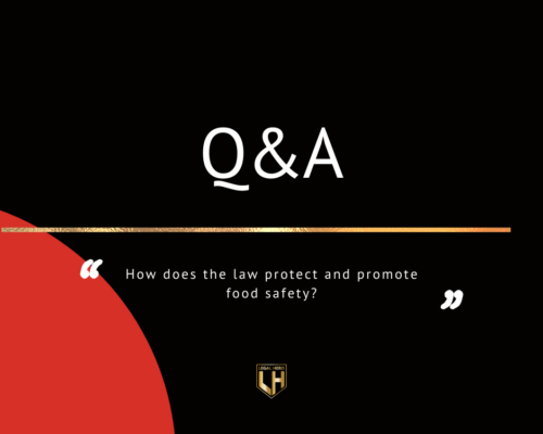 How does the Law Protect and Promote Food Safety?