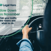 Parking/ Traffic fines - slow down this November, the end of the year is near